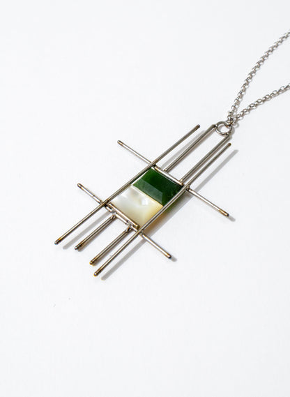 Mother of Pearl, Pounamu Necklace