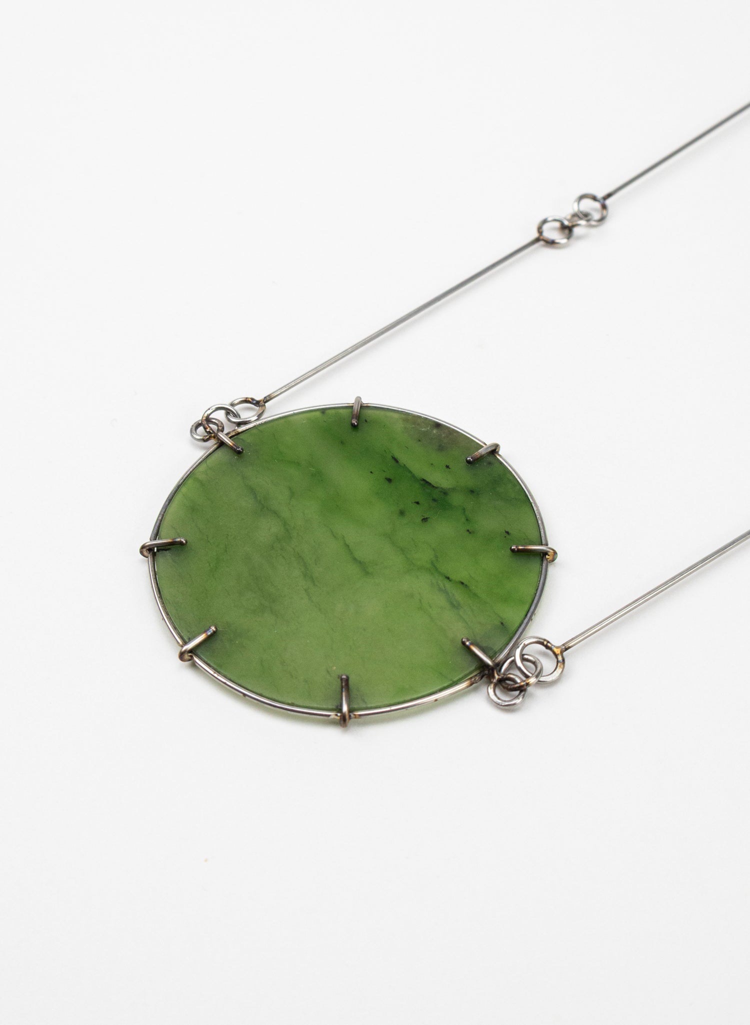 NZ Jade Pounamu, Stainless Steel Necklace