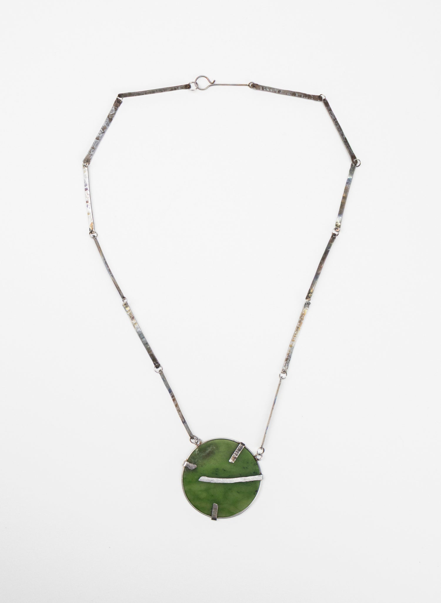 NZ Jade Pounamu, Stainless Steel Necklace