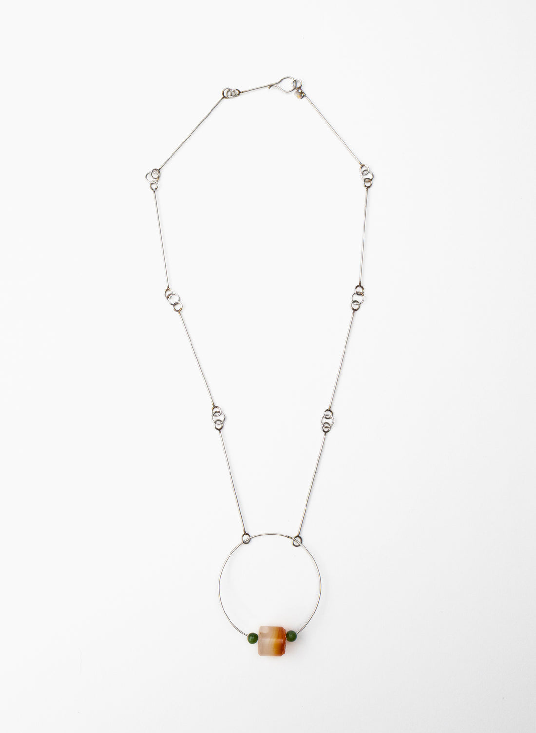 NZ Jade Pounamu, Stainless Steel Necklace