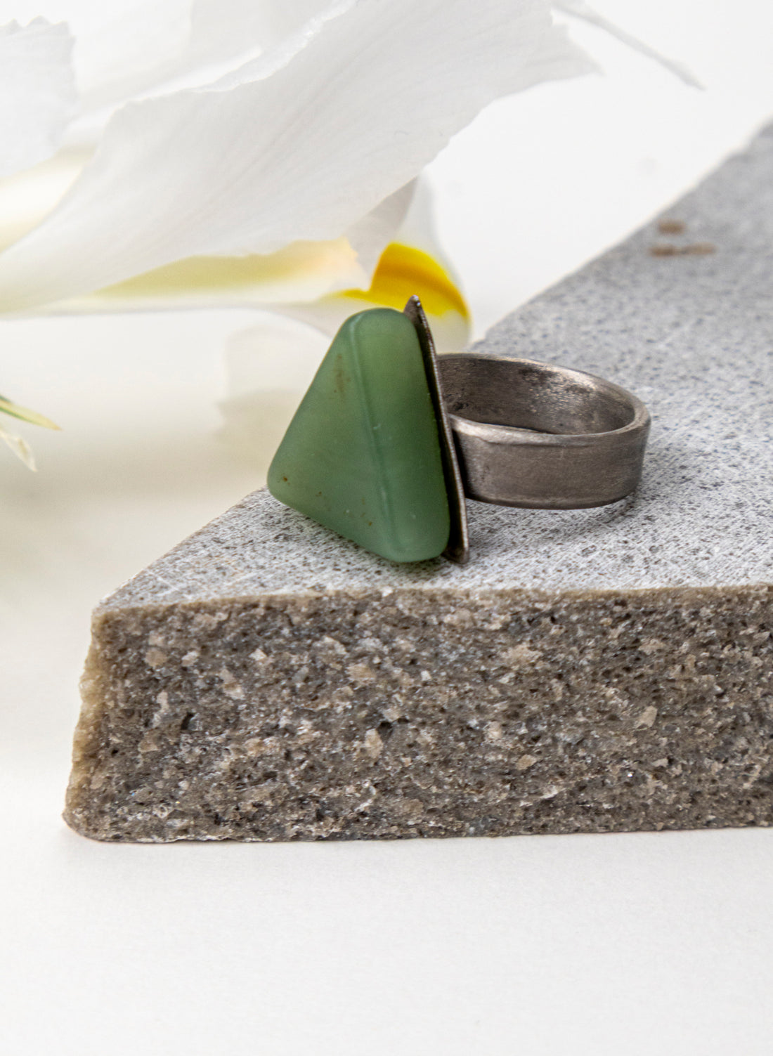 Pounamu Stainless, Titanium Ring