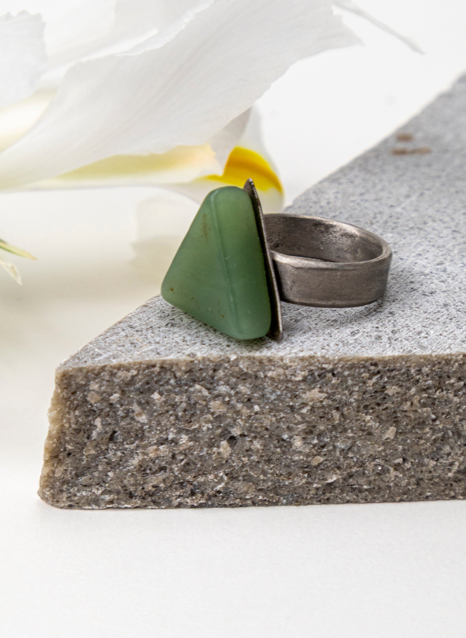 Pounamu Stainless, Titanium Ring