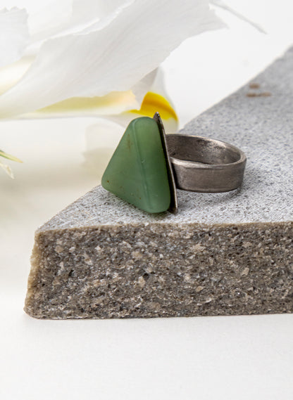 Pounamu Stainless, Titanium Ring
