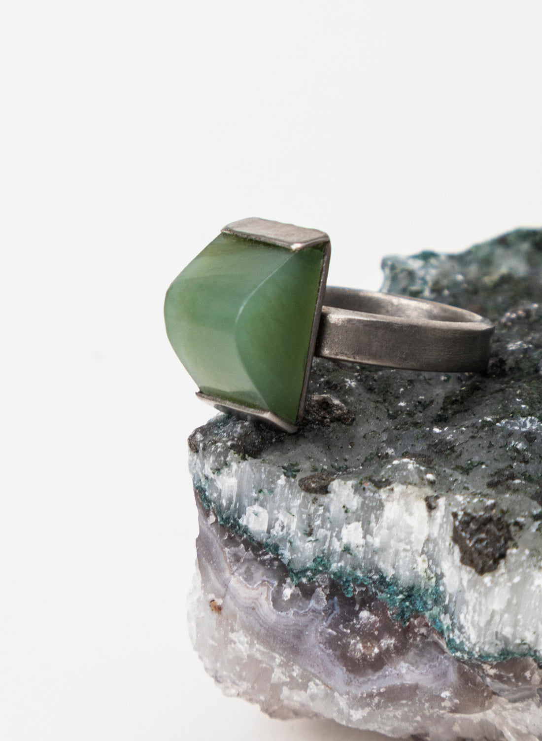 Pounamu Stainless, Titanium Ring