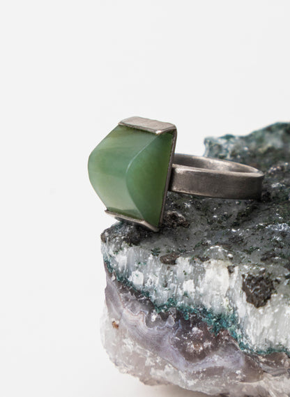 Pounamu Stainless, Titanium Ring