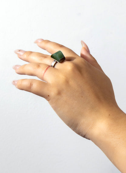 Pounamu Stainless, Titanium Ring
