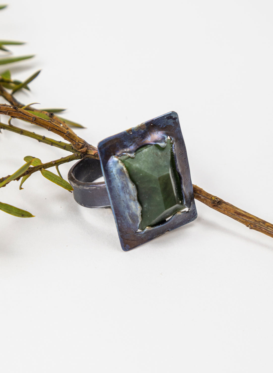 Pounamu Stainless, Titanium Ring