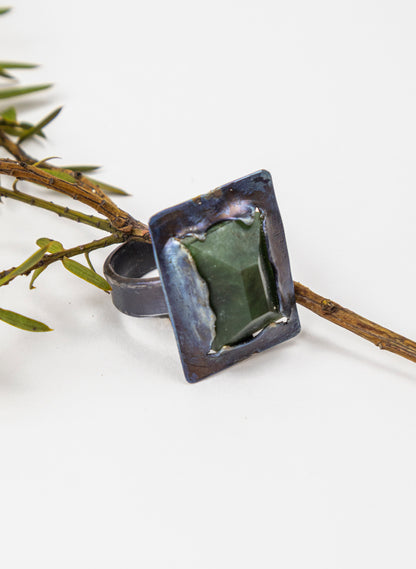 Pounamu Stainless, Titanium Ring