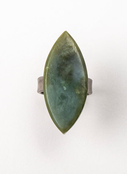 Pounamu Inanga Titanium Ring