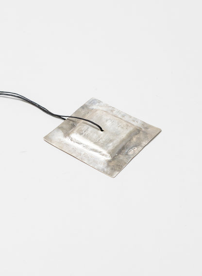 Square Silver Necklace