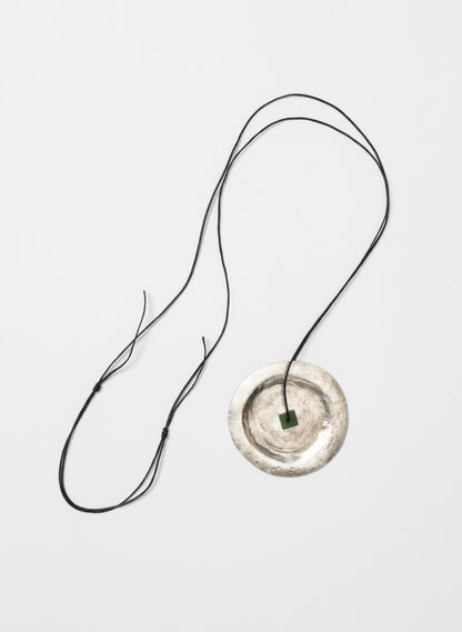 Round Silver Necklace