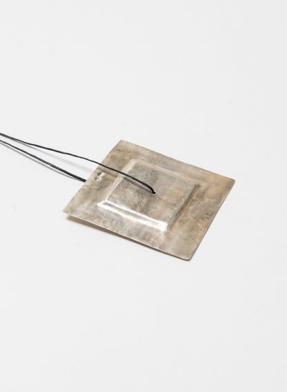 Square Silver Necklace