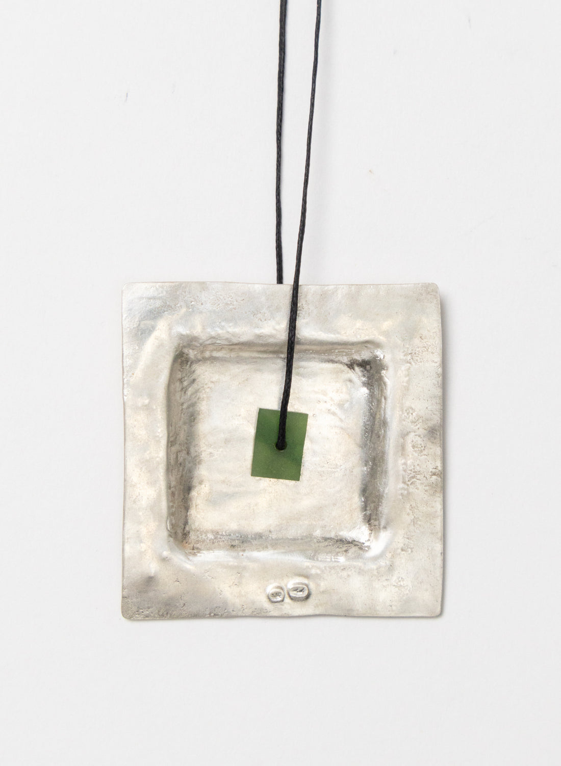Square Silver Necklace
