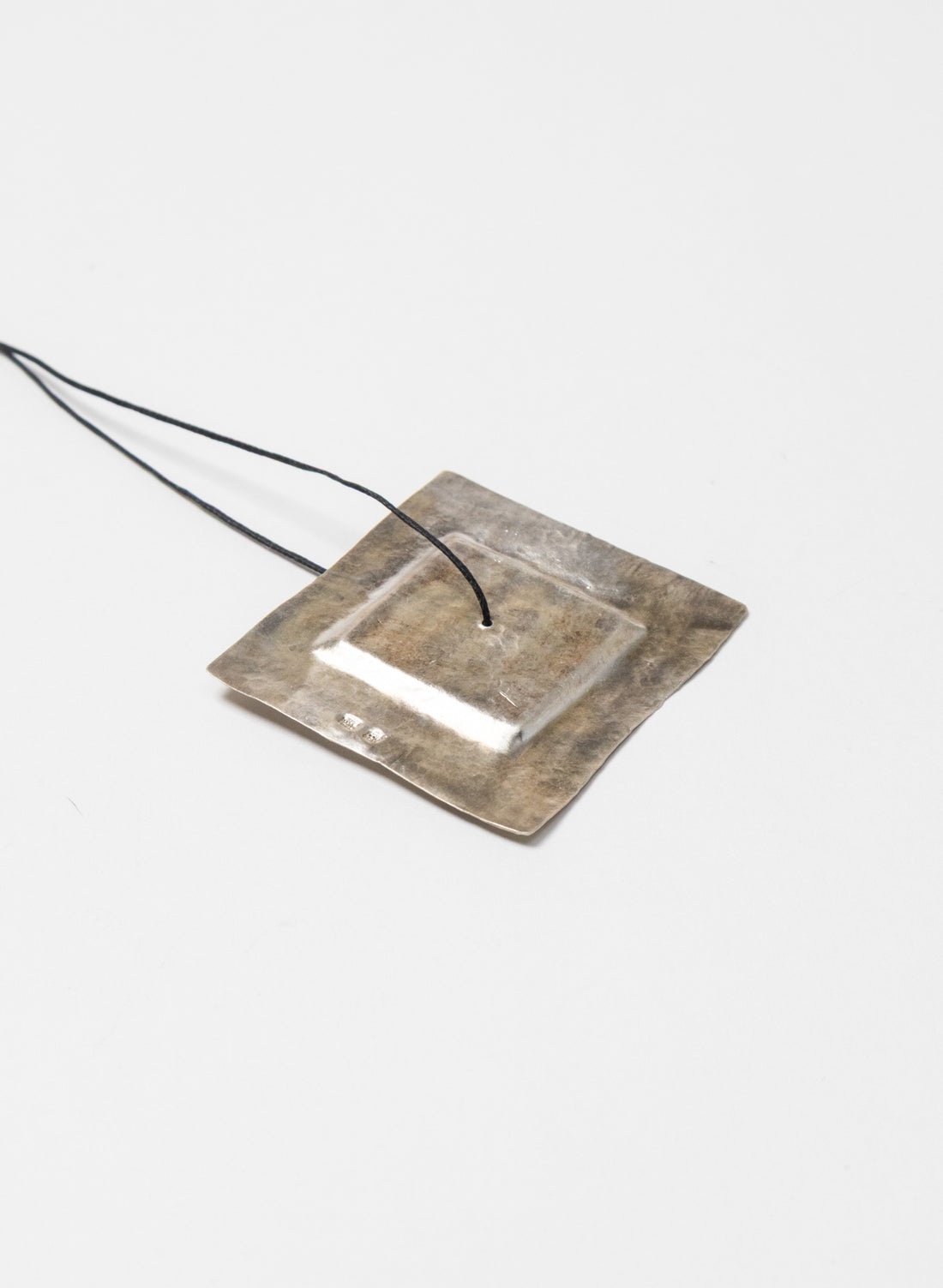 Square Silver Necklace