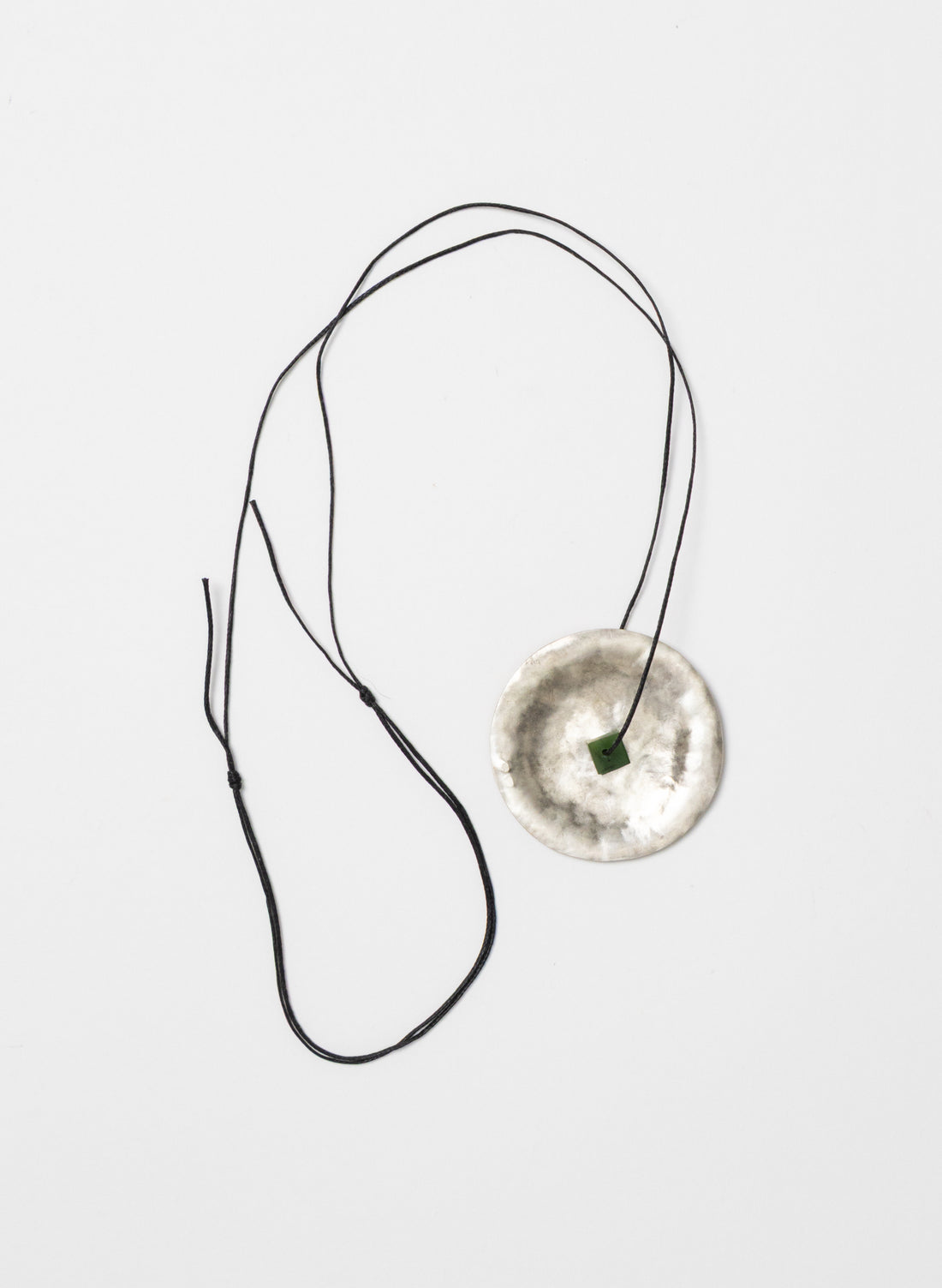 Round Silver Necklace