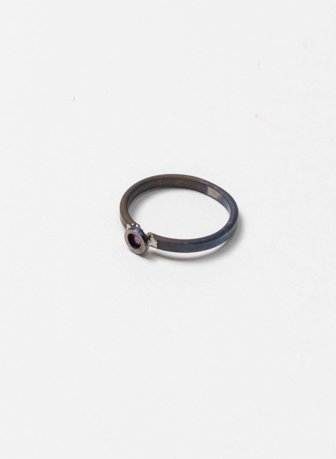 Ruby and Titanium Ring