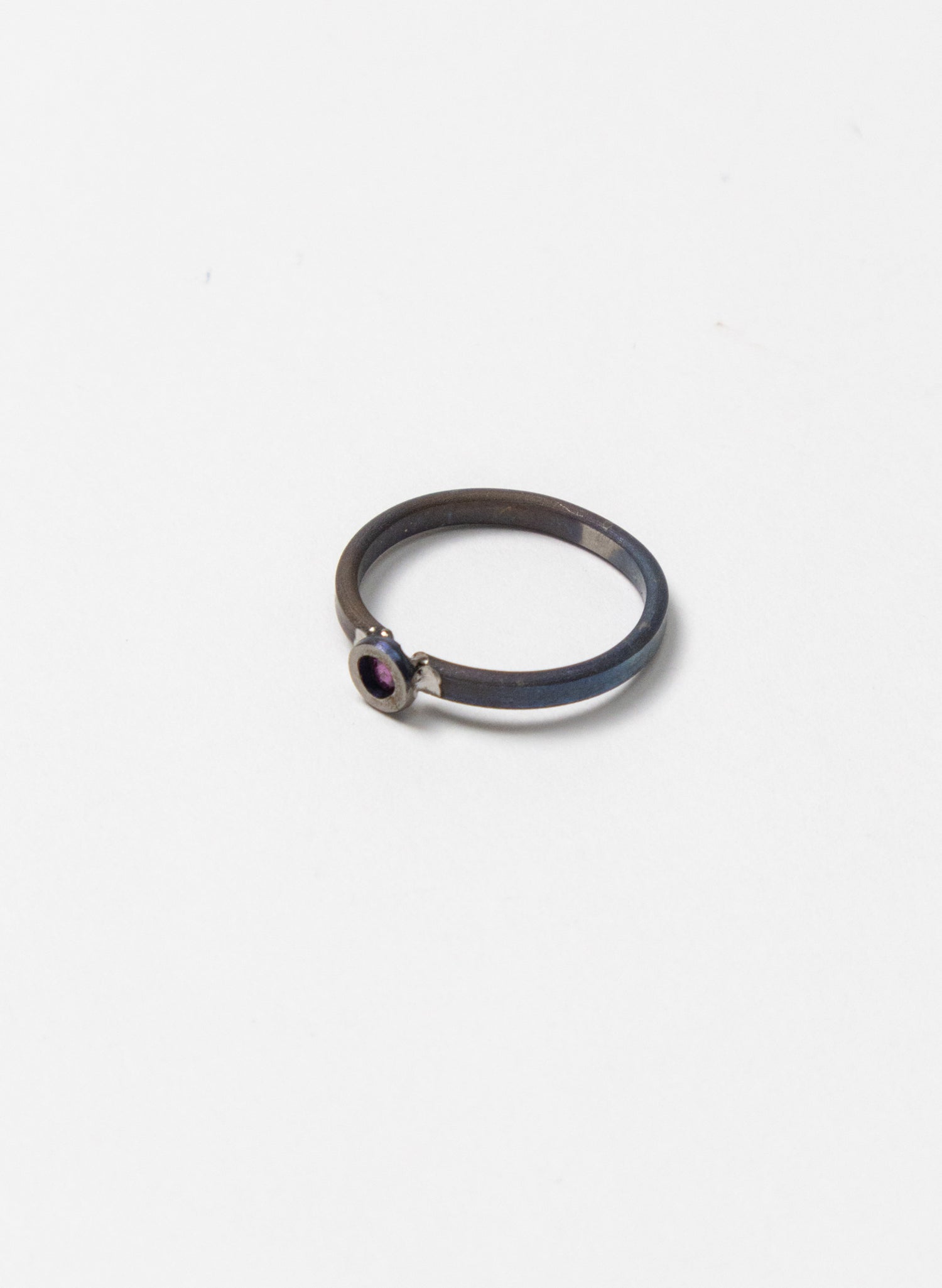 Ruby and Titanium Ring