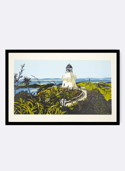 Manukau Heads - Woodblock Print