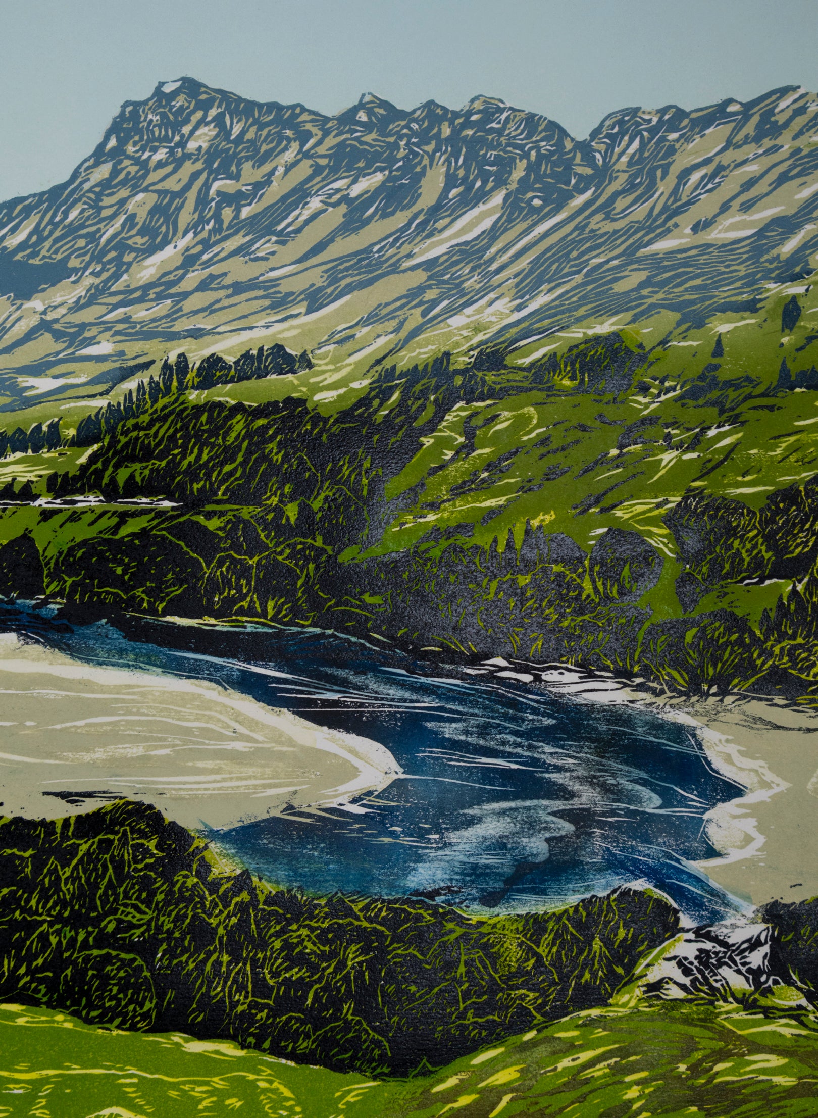 Tukituki Large - Woodblock Print