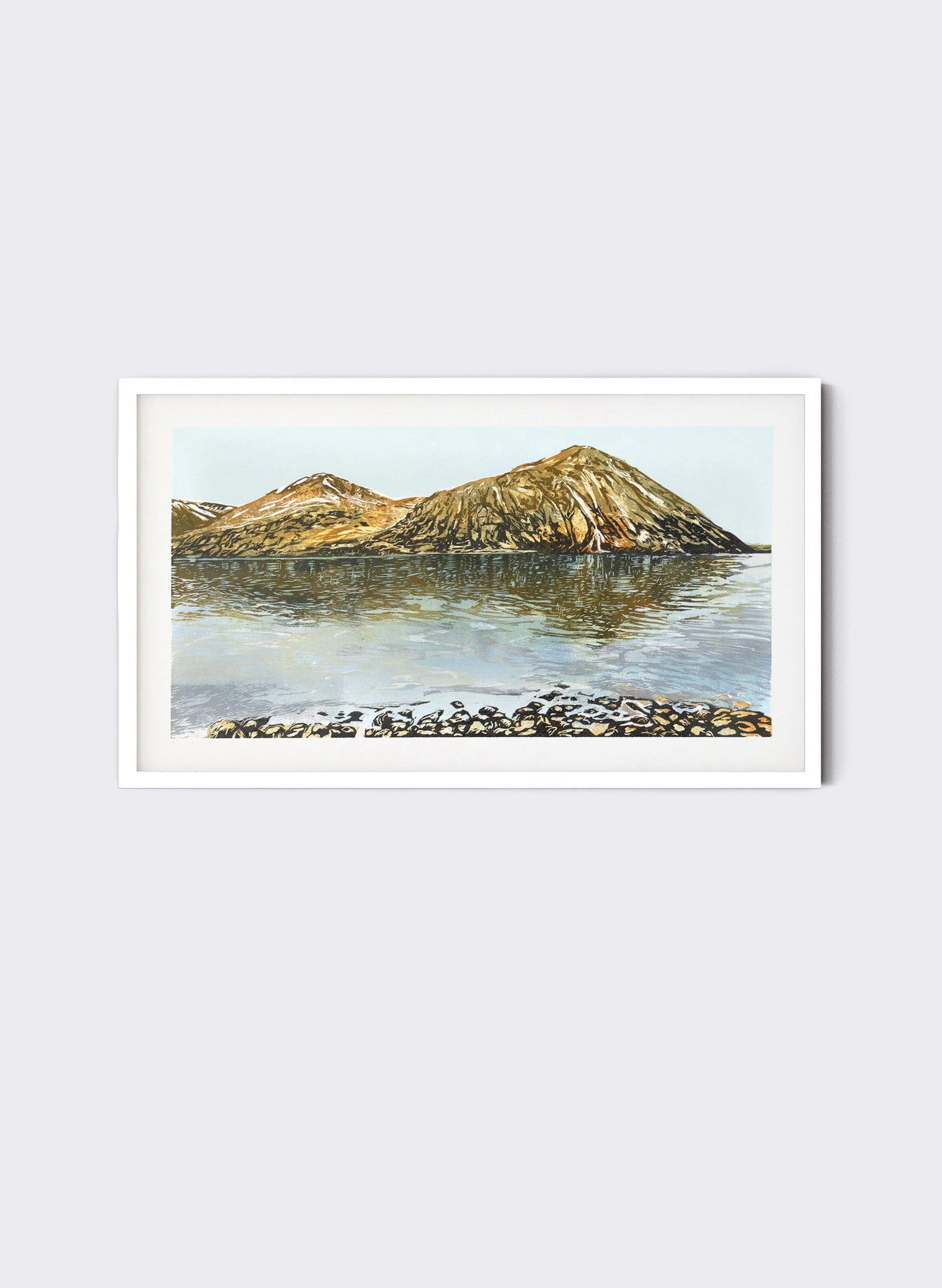 Ben Ohau - Woodblock Print