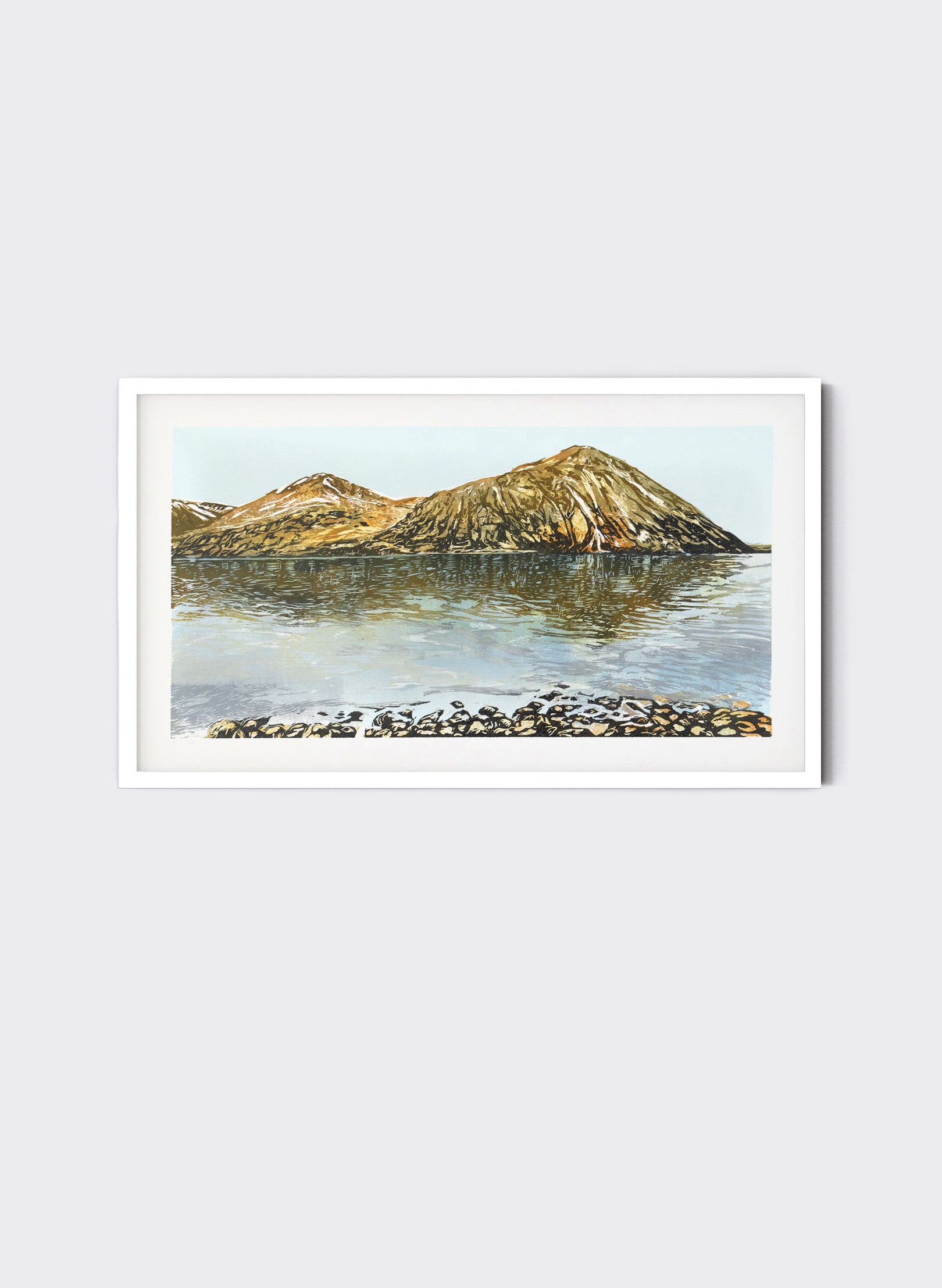 Ben Ohau - Woodblock Print