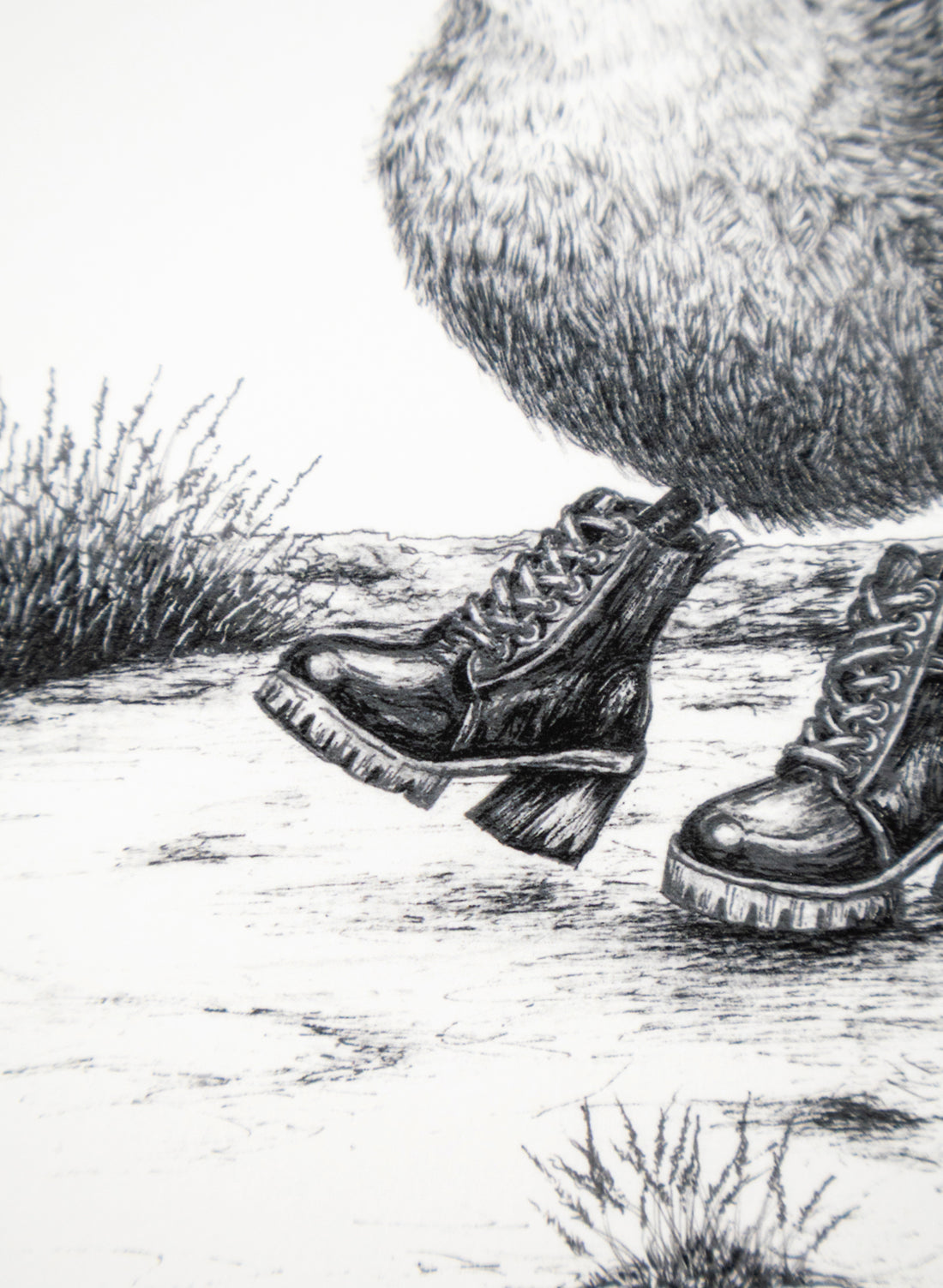 Rockwren Strut - Giclée Print