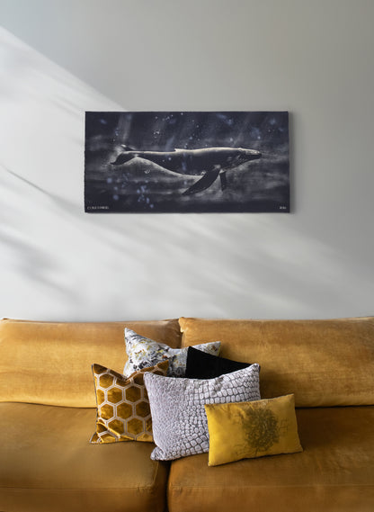 Dark Navy Humpback Whale