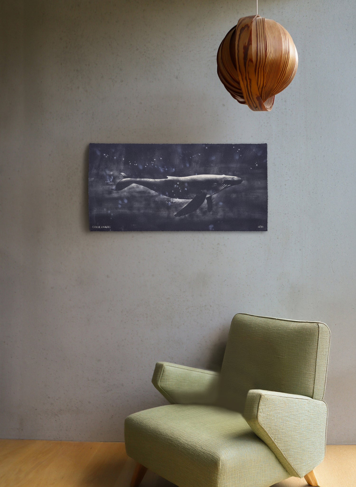 Dark Navy Humpback Whale