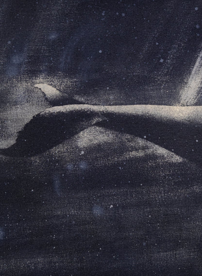 Dark Navy Humpback Whale