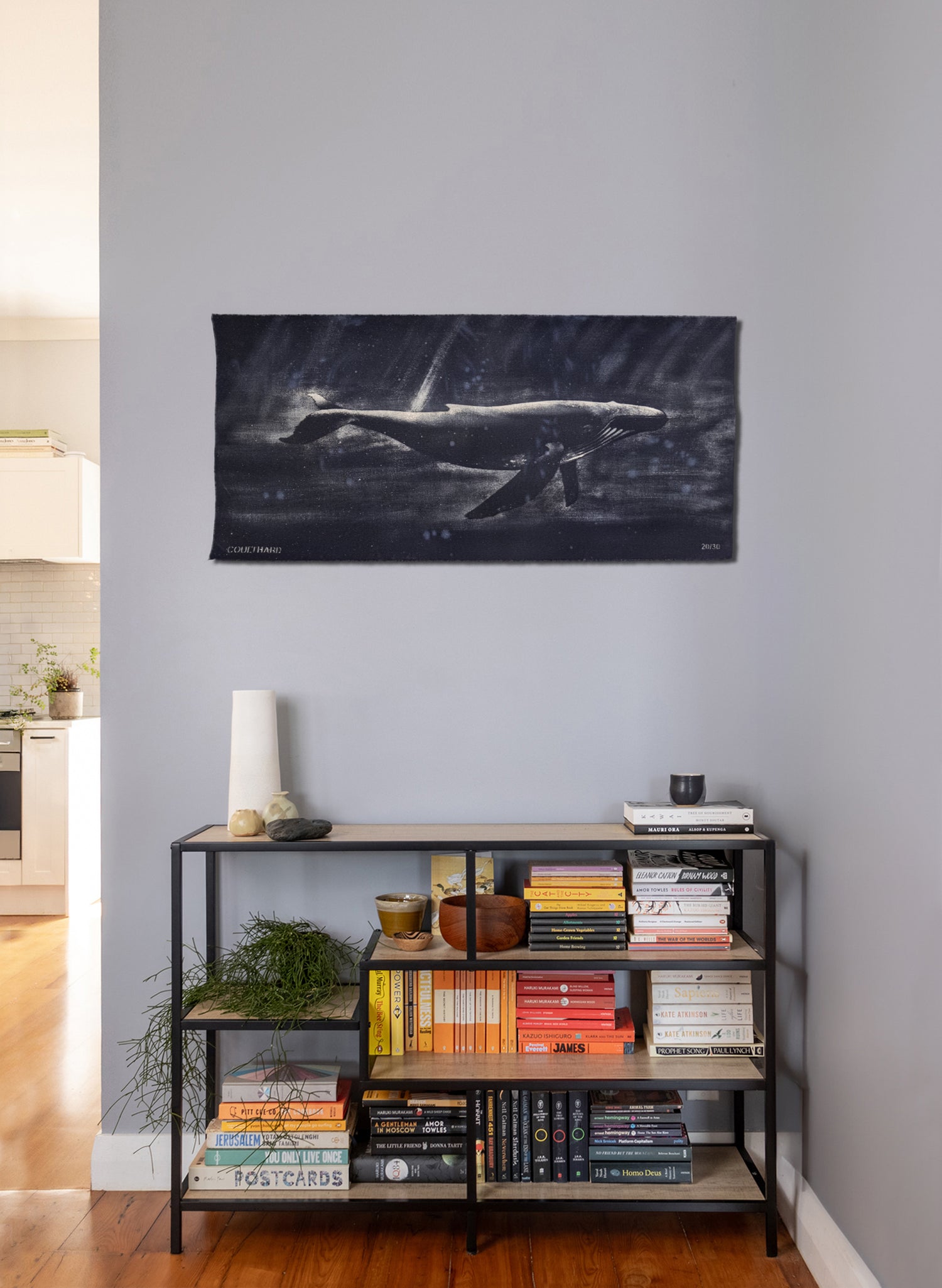 Dark Navy Humpback Whale