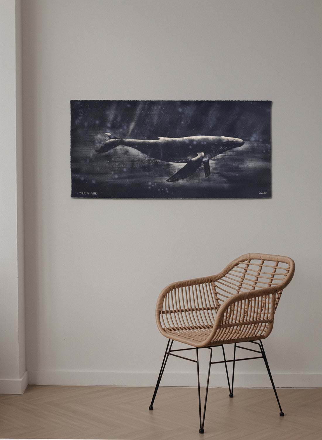 Dark Navy Humpback Whale