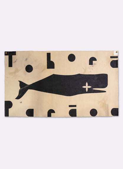 Large Heavy Flag - Tohora Paraoa