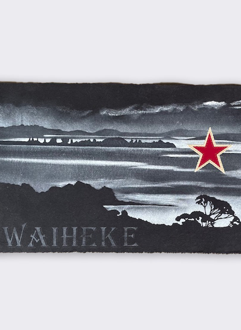 Waiheke View Flag 23-675 - Black