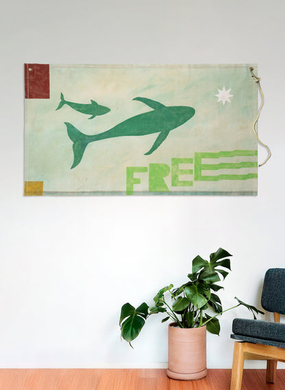 Tarpaulin Whales W6