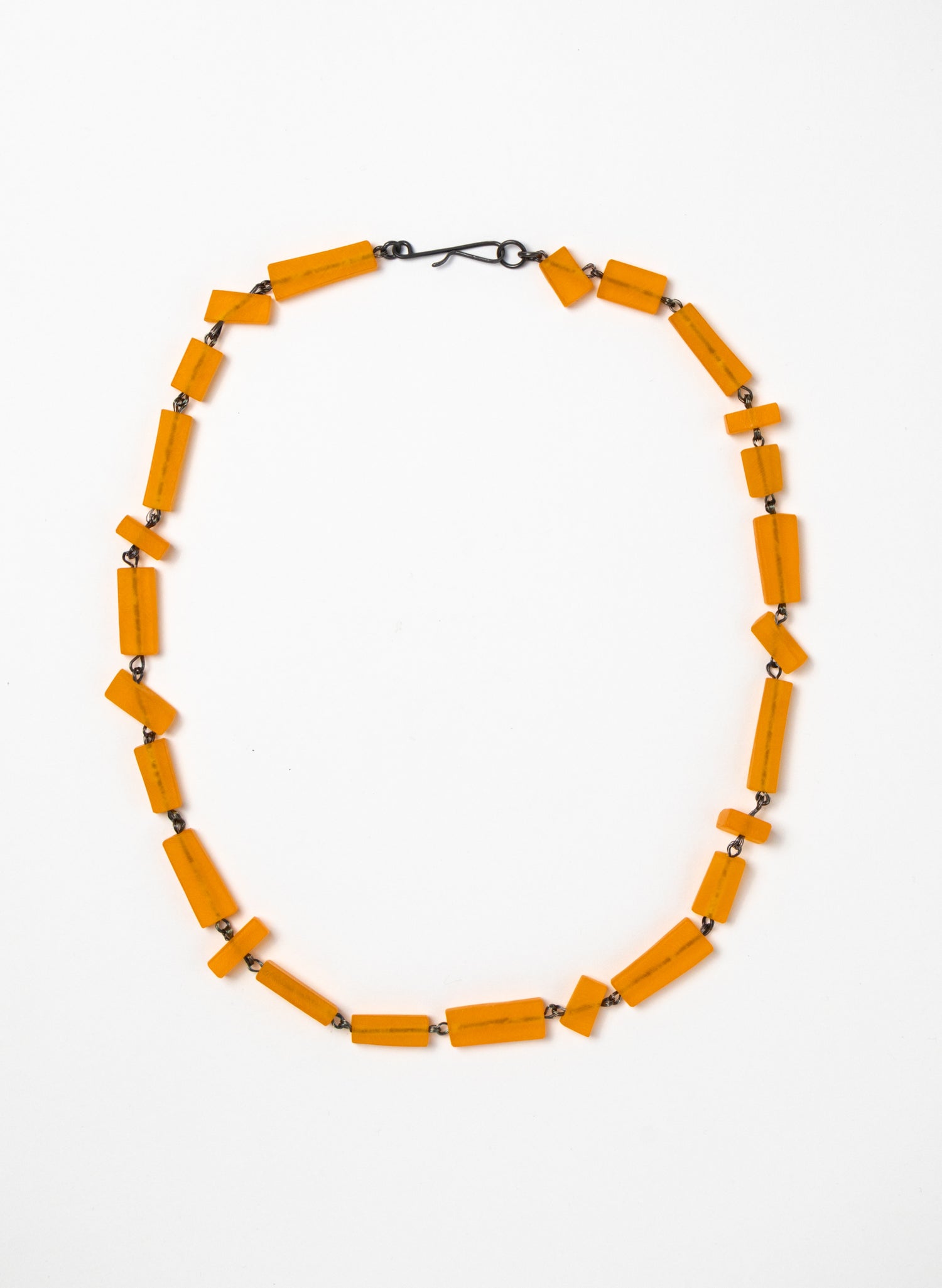 Rectangle Bead Necklace Medium