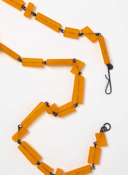Rectangle Bead Necklace Medium