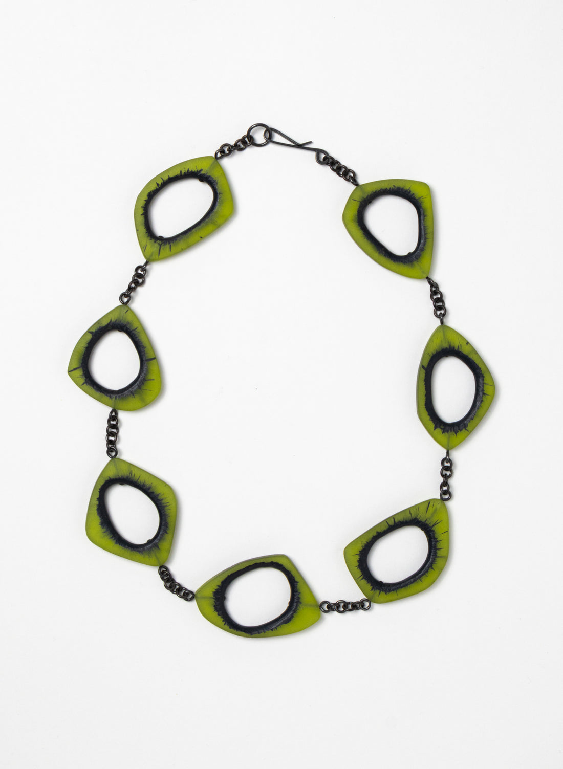 Hollow Stone Perspex Necklace