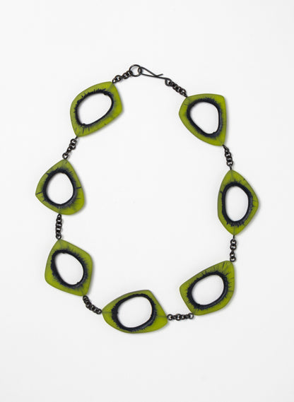 Hollow Stone Perspex Necklace