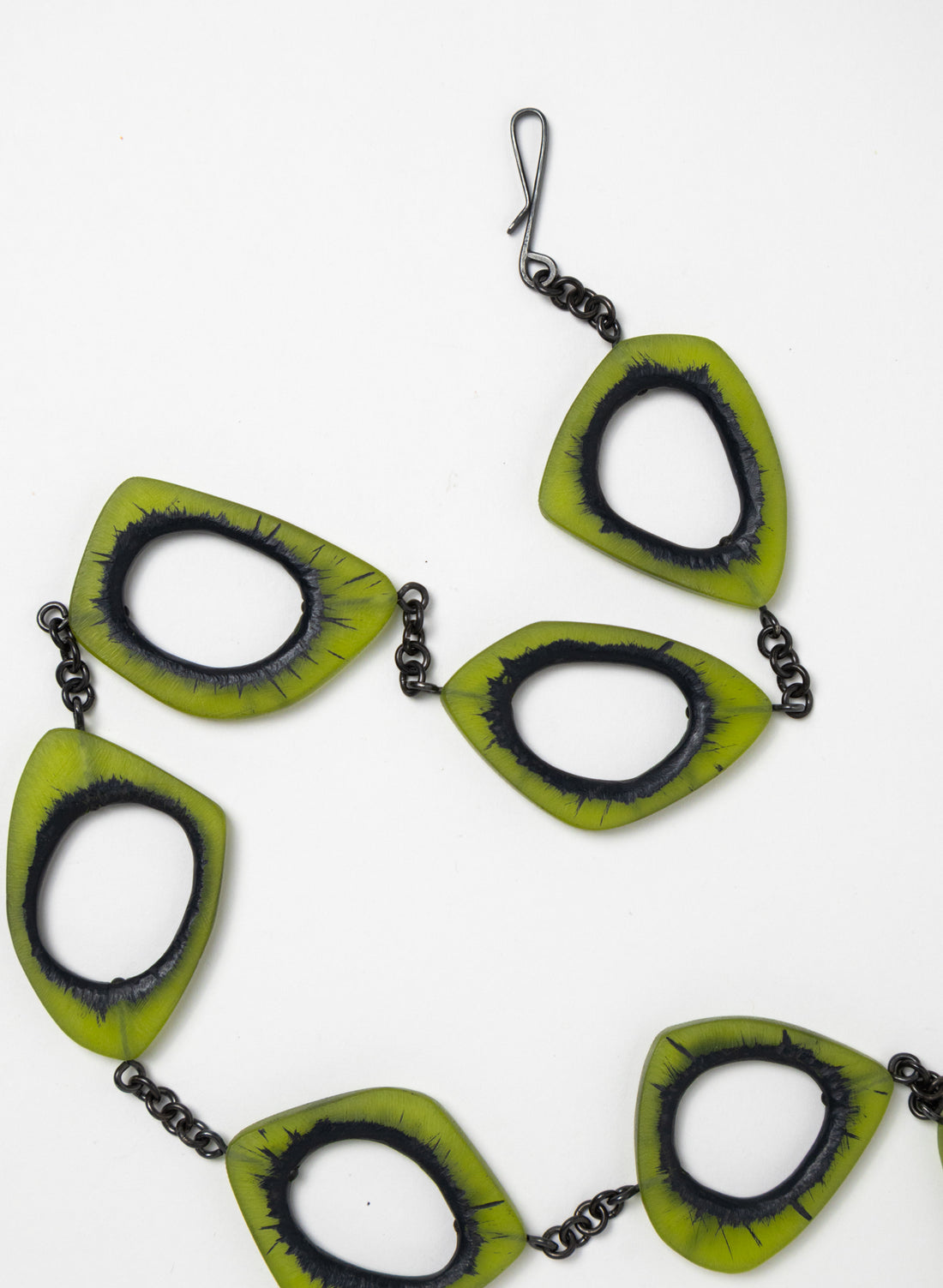 Hollow Stone Perspex Necklace