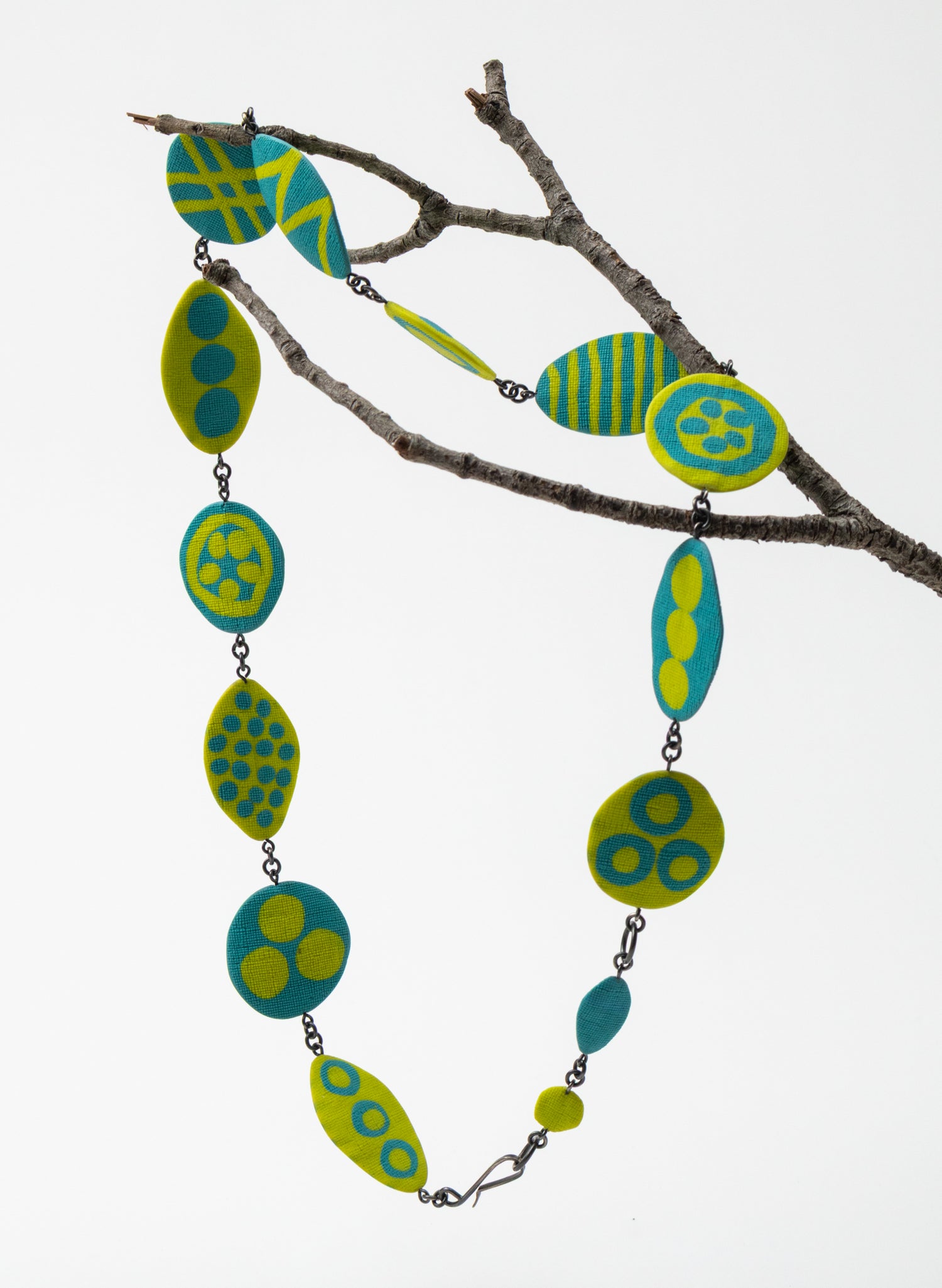 Polymer Clay Dot Necklace