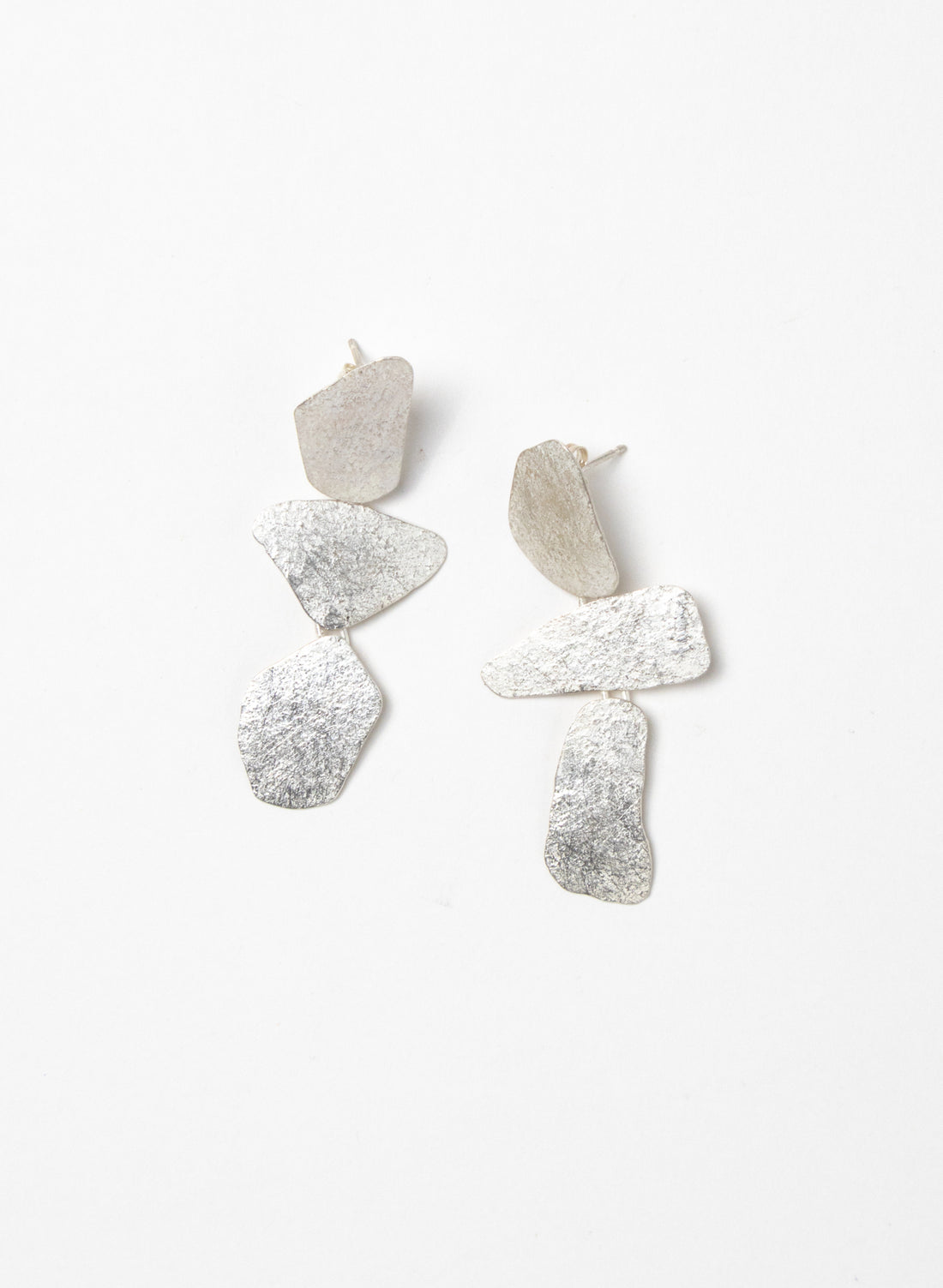Silver Stone Earrings
