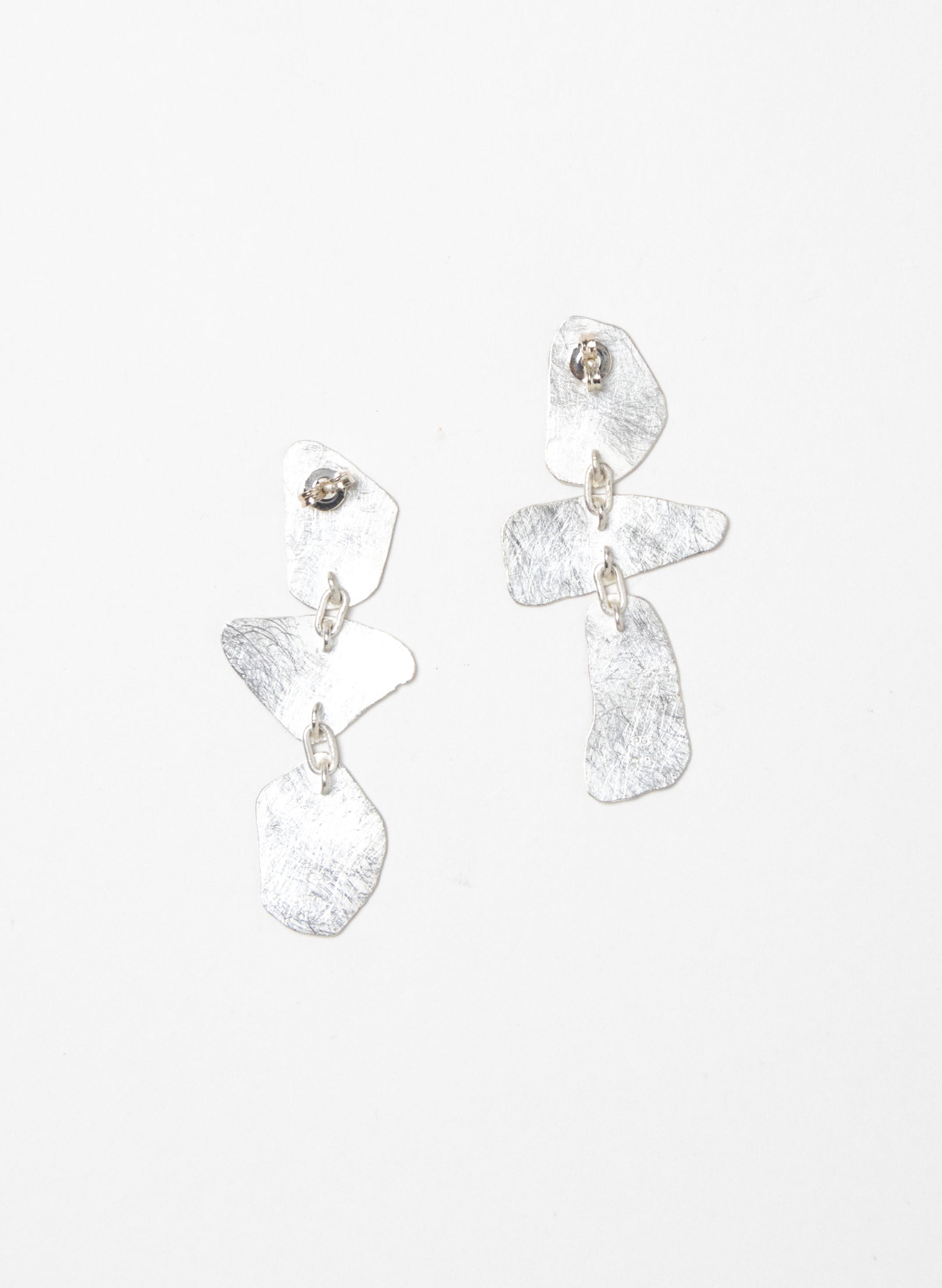 Silver Stone Earrings