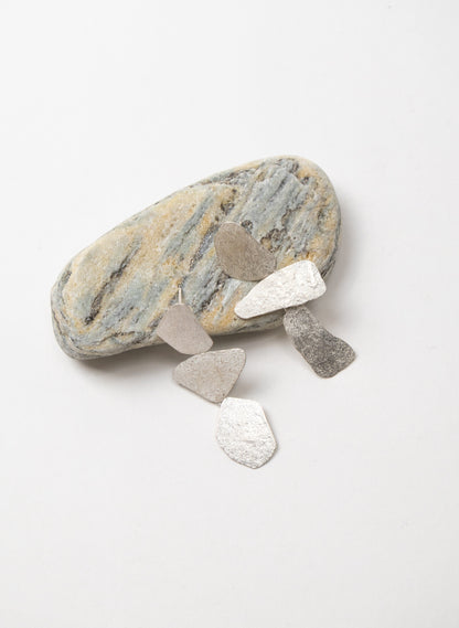 Silver Stone Earrings