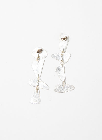 Silver Stone Earrings