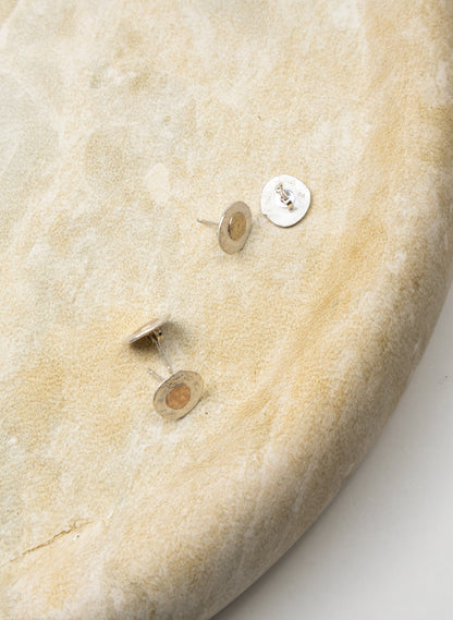 Dot with Gold Dot Earrings