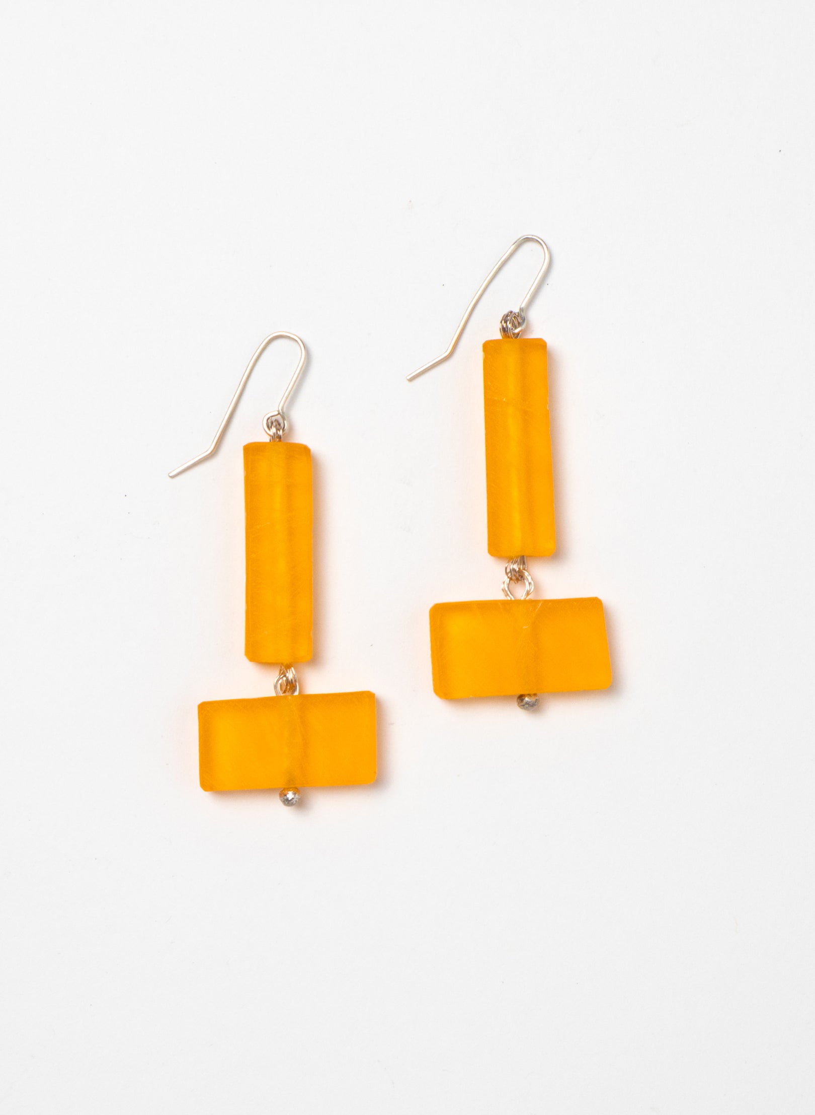Rectangle Bead Earrings