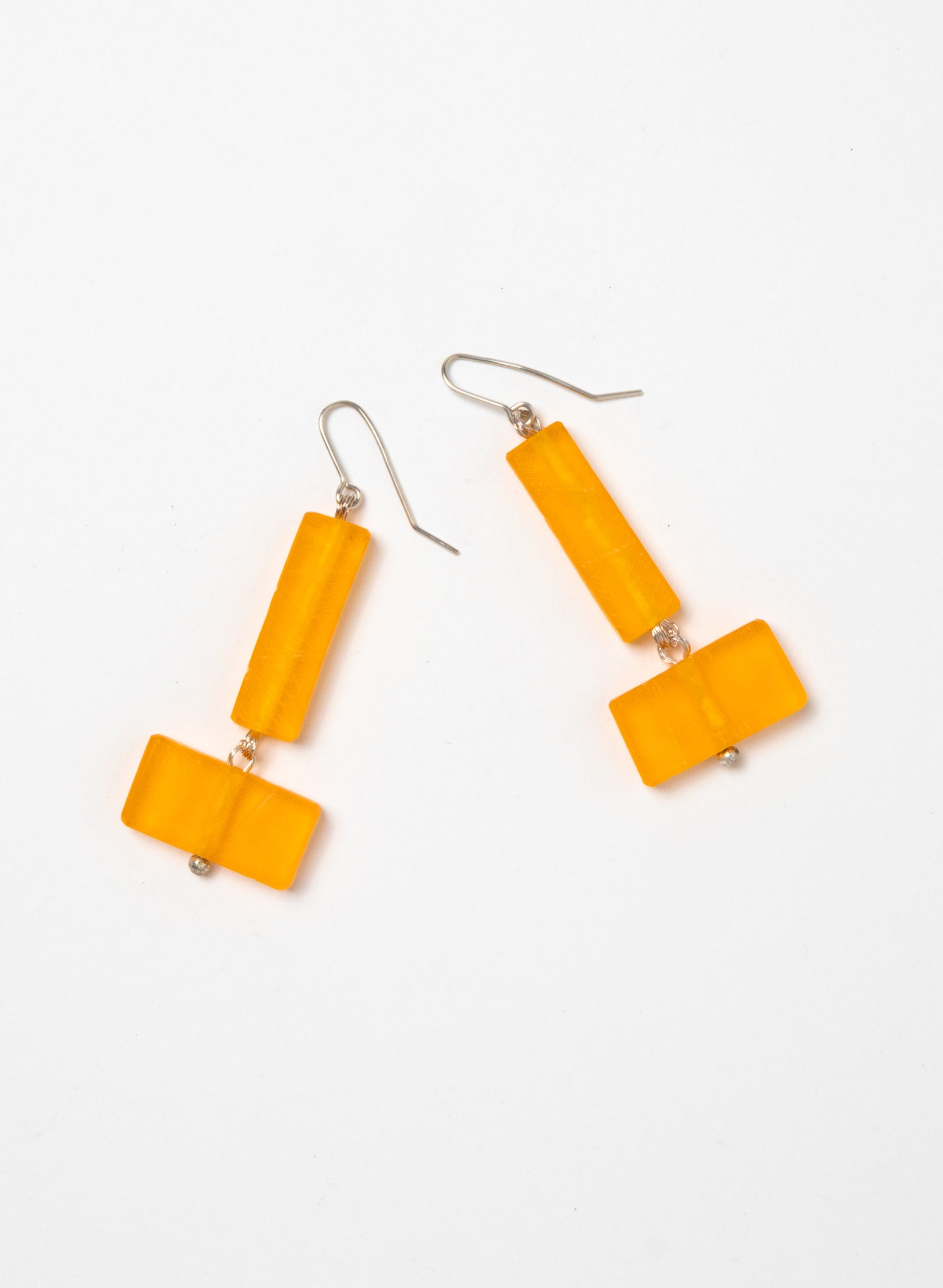 Rectangle Bead Earrings