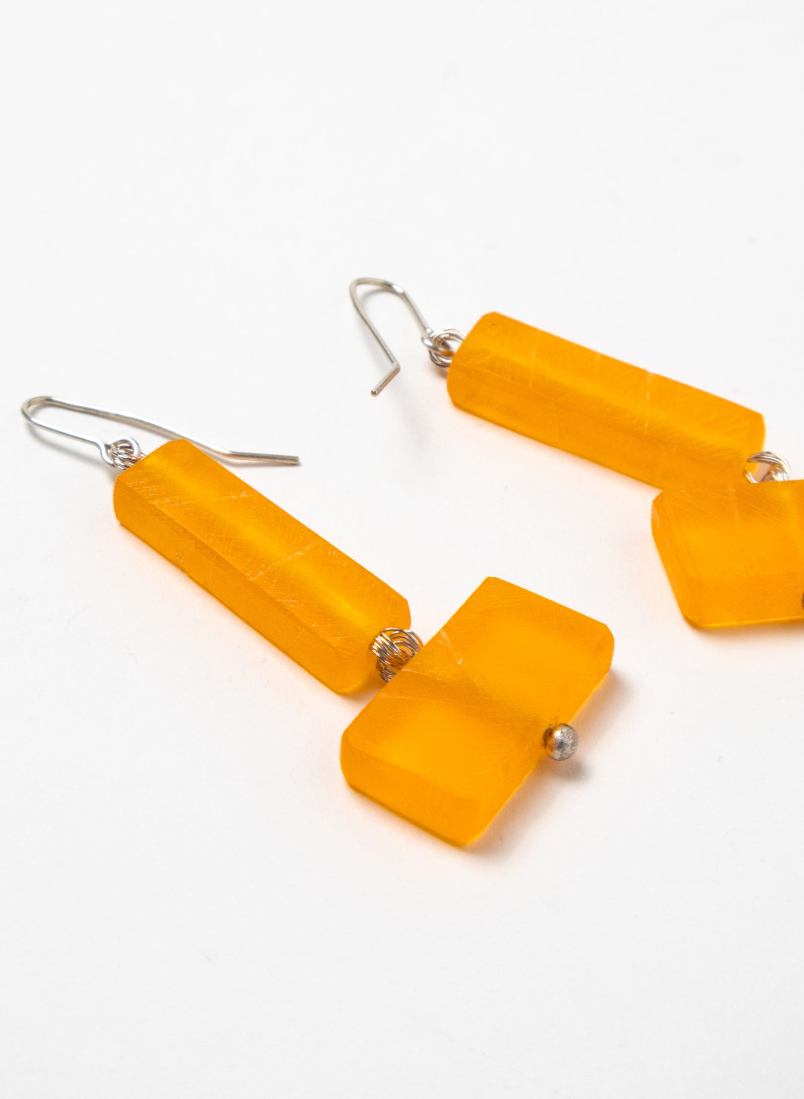 Rectangle Bead Earrings