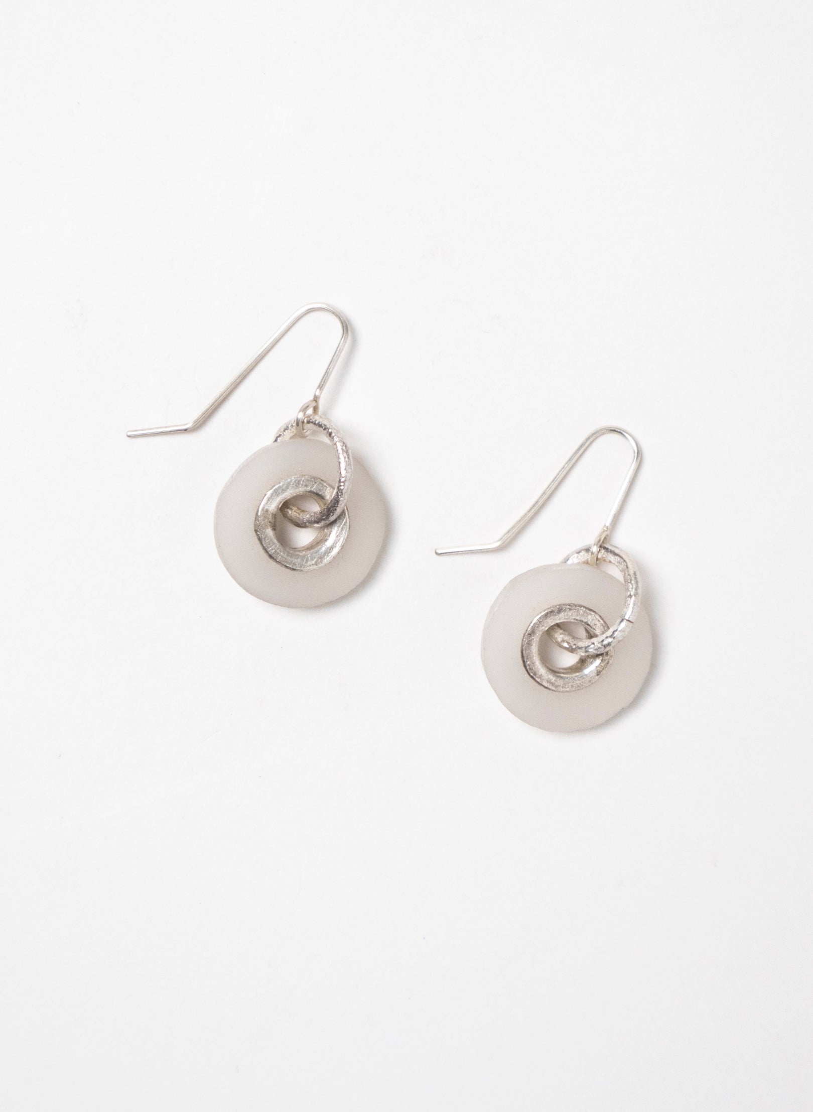 Perspex Circle Earrings