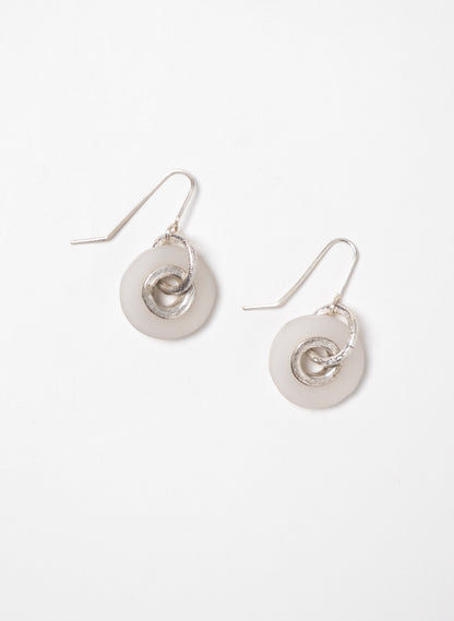 Perspex Circle Earrings